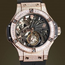 HUBLOT 위블로 빅뱅 투어빌론 골드 - HUBLOT BIGBANG TOURBILLON WATCH