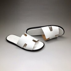 HERMES 에르메스 이즈미르 슬리퍼 H형 디테일 디자인 Izmir sandal 화이트