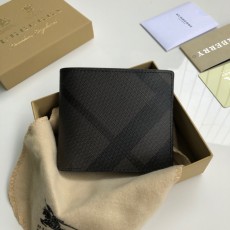 BURBERRY 버버리 런던 체크 레더 반지갑